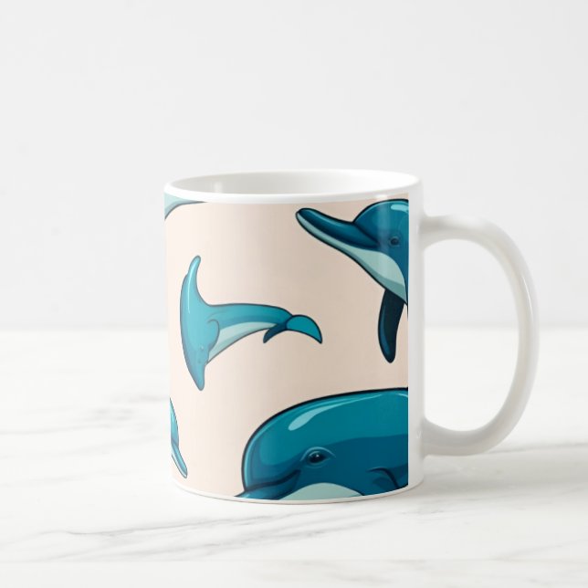 Dolphin Personalised Coffee Mug* Mug (Right)