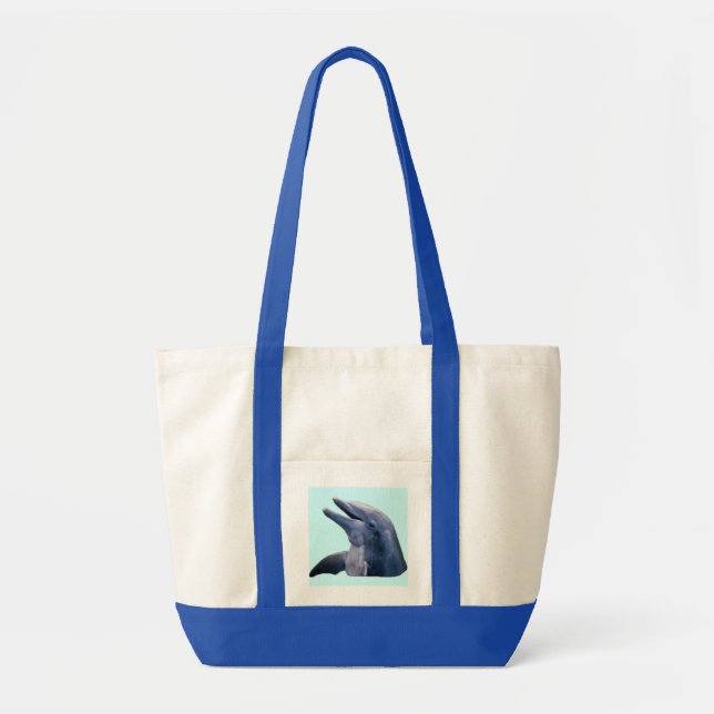 Dolphin Picture Tote Bag (Front)