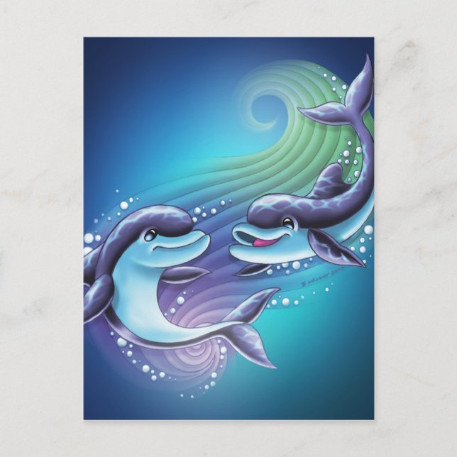 Dolphin Postcard (Front)