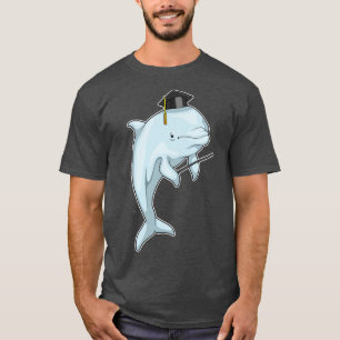 Dolphin Professor Cylinder T-Shirt