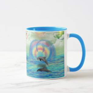 Dolphin Rising Mug