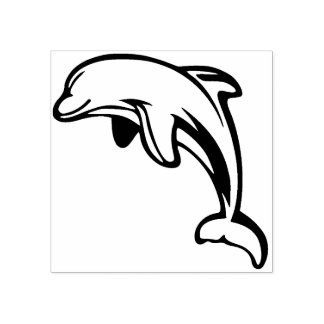 Dolphin Rubber Stamp
