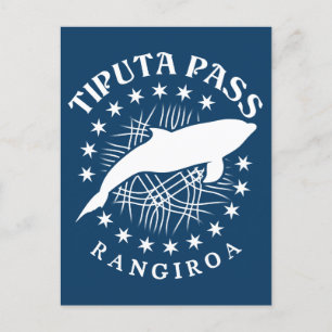 Dolphin Scuba Diving Rangiroa Lagoon - Tiputa Pass Postcard