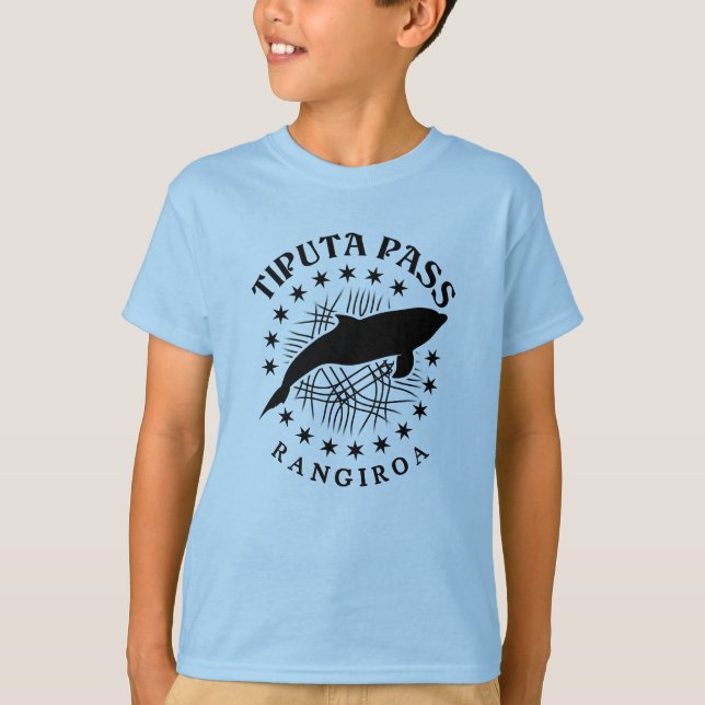 Dolphin Scuba Diving Rangiroa Lagoon - Tiputa Pass T-Shirt (Front)