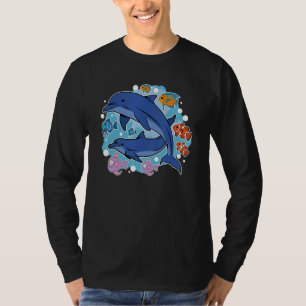 Dolphin Sea Life Save Marine Biology Aquarist T-Shirt