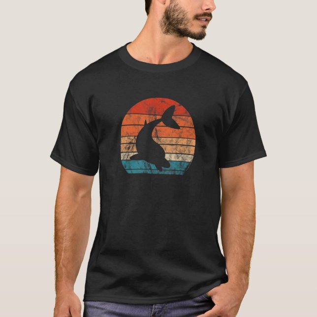 Dolphin Sea Marine Biologist Vintage T-Shirt (Front)