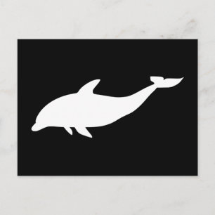 Dolphin Shape Postcard