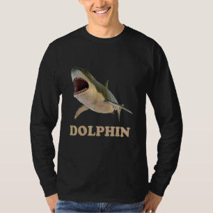 Dolphin Shark  Confusion Prank Meme Adult Humour T-Shirt