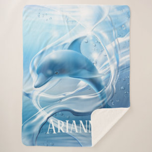 Dolphin Sherpa Blanket
