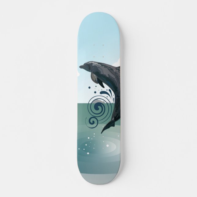 Dolphin Skateboard (Front)