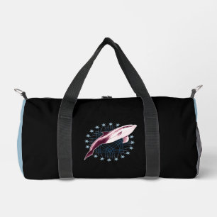 Dolphin Slick Graphic Design Duffle Bag