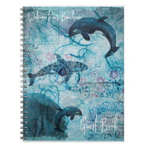 Dolphin Spiral Journal/Guest Book