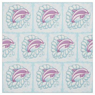Dolphin Splash Fabric
