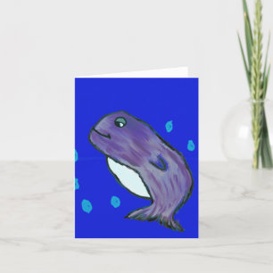 Dolphin  thank you card
