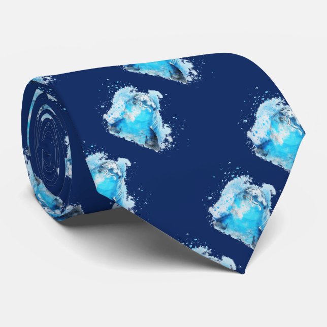 Dolphin Tie (Rolled)