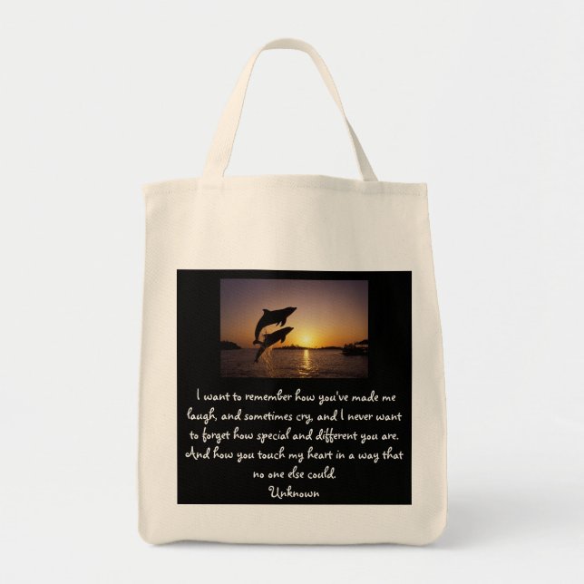 DOLPHIN TOTE BAG (Front)