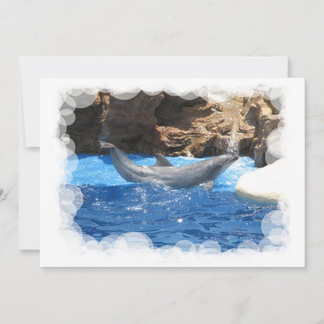 Dolphin Tricks Invitation (Front)