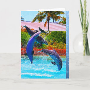Dolphin Trio Note Cards