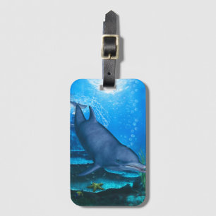 Dolphin Underwater Luggage Tag