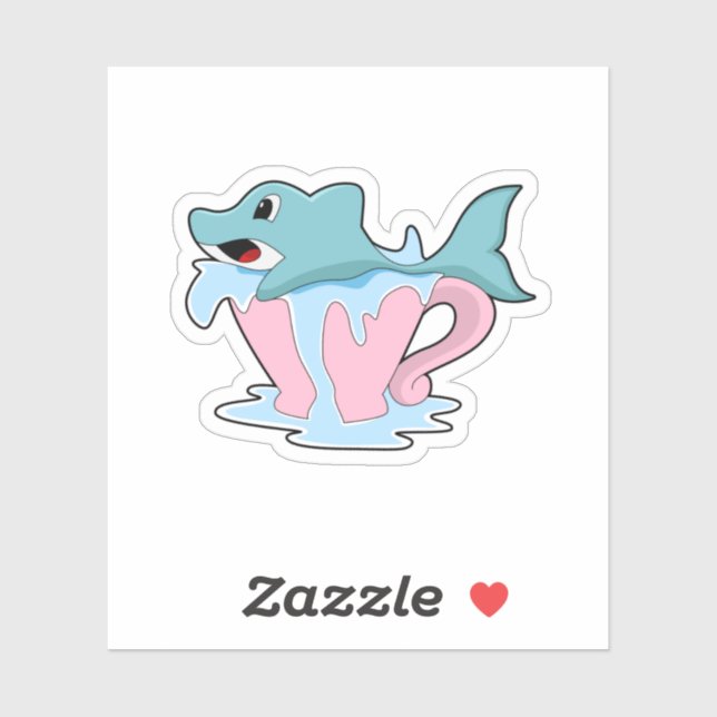 Dolphin with Cup of Water.PNG (Sheet)