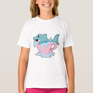 Dolphin with Cup of Water.PNG T-Shirt
