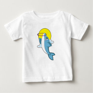 Dolphin with Fitness tires Baby T-Shirt