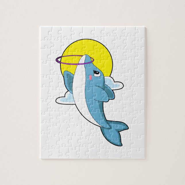 Dolphin with Fitness tires Jigsaw Puzzle (Vertical)