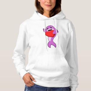 Dolphin with Heart Hoodie
