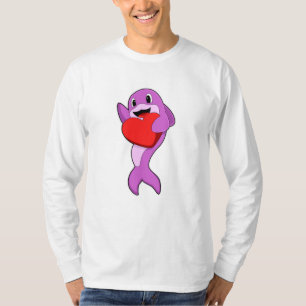 Dolphin with Heart T-Shirt