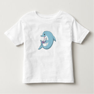Dolphin with Pearl Toddler T-Shirt