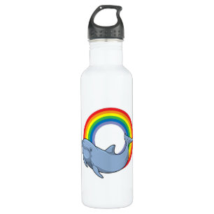 Dolphin with Rainbow 710 Ml Water Bottle