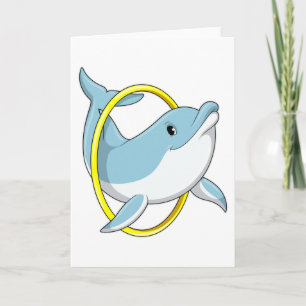 Dolphin with Ring Card