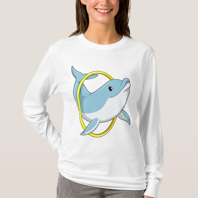 Dolphin with Ring T-Shirt (Front)