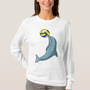 Dolphin with Volleyball T-Shirt