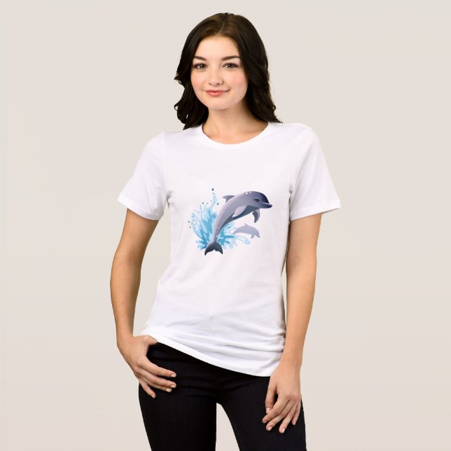 Dolphin Women's T-Shirts (Front Full)