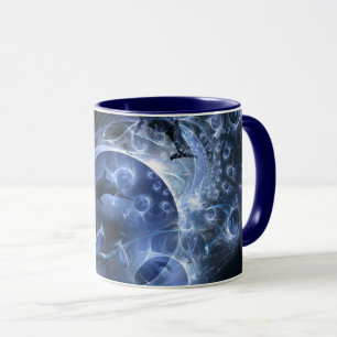 Dolphins and Fractals Mug