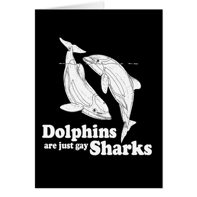 Dolphins are just gay sharks (Front)
