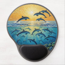 Dolphins At Sunset l