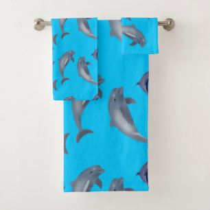 Dolphins Bath Towel Set