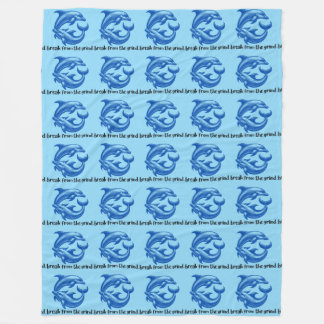 Dolphins BFTG Fleece Blanket