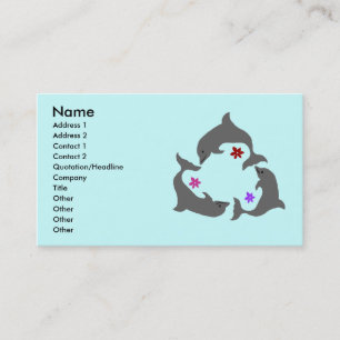 Dolphins business card