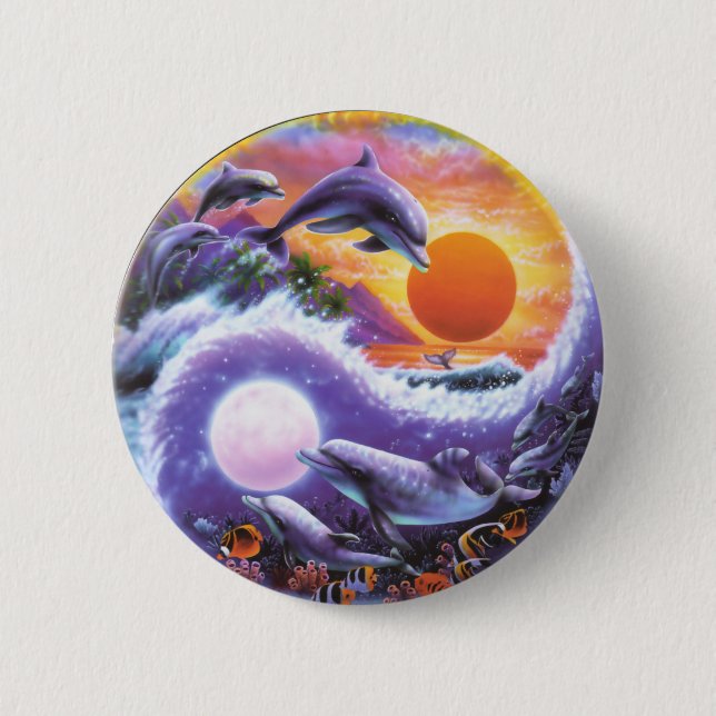 Dolphins Button (Front)