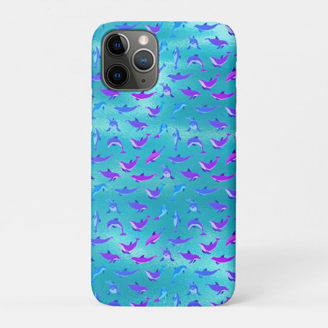 Dolphins Case-Mate iPhone Case (Back)