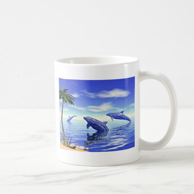 Dolphins Coffee Mug (Right)
