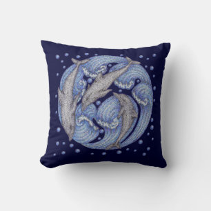 Dolphins Cushion