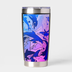 Dolphins' Dance Insulated Tumbler