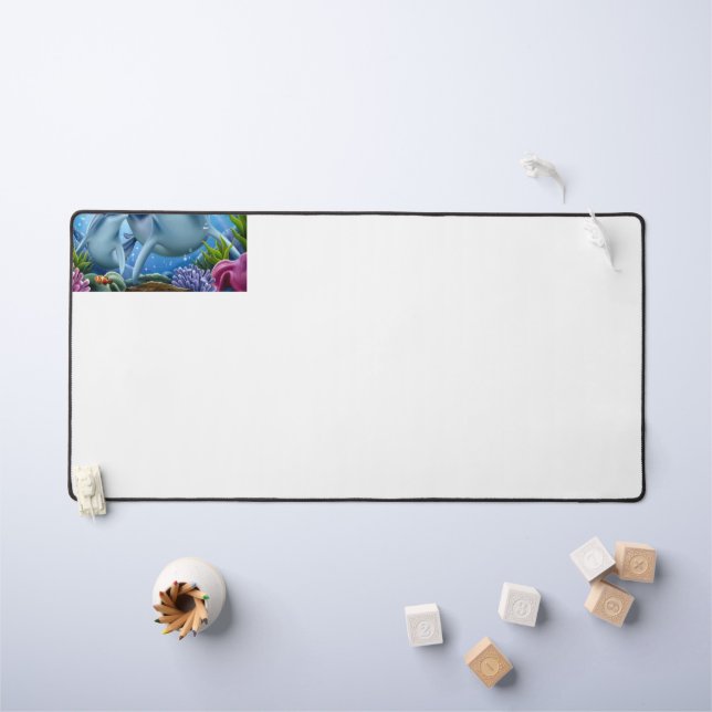 Dolphins Desk Mat (Kids Table)
