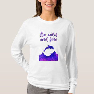 Dolphins Dolphin Ocean Sea Animal Fish Funny Gift T-Shirt