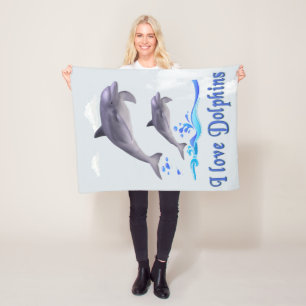 Dolphins Fleece Blanket