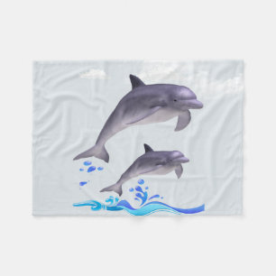 Dolphins Fleece Blanket